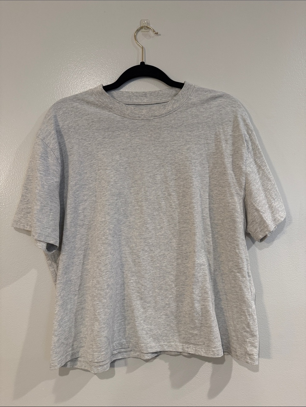 Abercrombie & Fitch Light Heather Gray Short Sleeve Tee